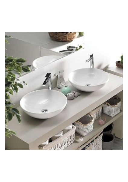Cerastyle Zero Tezgah Üstü Lavabo 46 cm