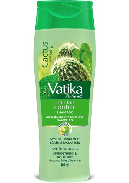 Naturals Şampuan Kaktüs Otu Özlü Dökülen Saçlar Için 400 ml