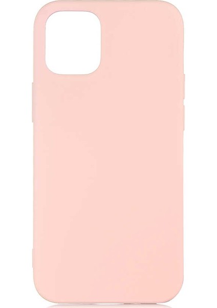- Apple iPhone 12 Mini - Kılıf İçi Kadife Koruucu Lansman Lsr Kapak - Pembe Açık