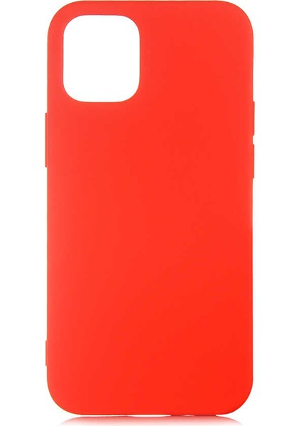 - Apple iPhone 12 Mini - Kılıf İçi Kadife Koruucu Lansman Lsr Kapak - Kırmızı