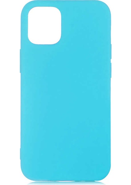 - Apple iPhone 12 Mini - Kılıf İçi Kadife Koruucu Lansman Lsr Kapak - Turkuaz