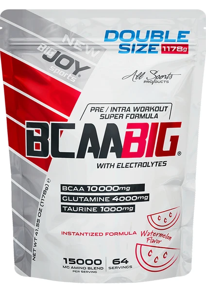 Bigjoy Sports Bcaabig Bcaa Glutamin Taurine Amino Asit Karpuz  Aroma 1178g