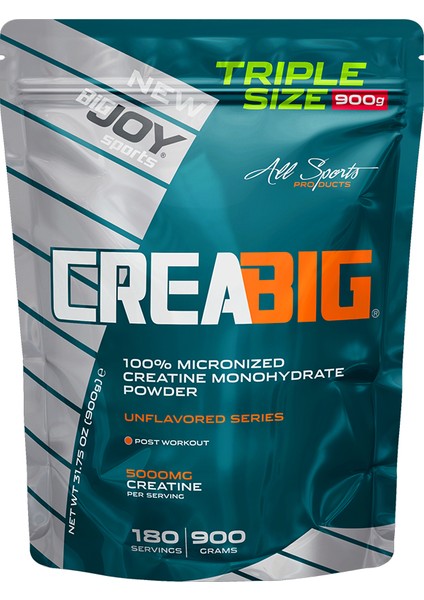 Bigjoy Sports Creabig Powder Creatine Monohydrate Micronized 900 gr