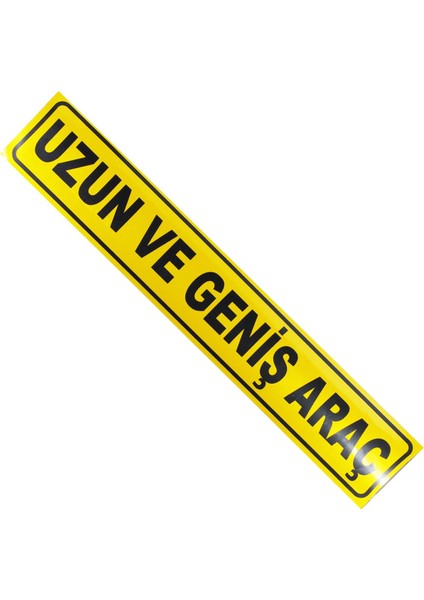 Uzun ve Geniş Araç Yazısı Reflektörlü Fosforlu Şerit Bant 9 cm x 50 cm fiyatları