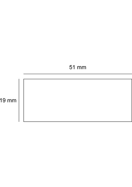 Kişiye Özel M20 Otomatik Cep Kaşesi - 19 x 51 mm fiyatları