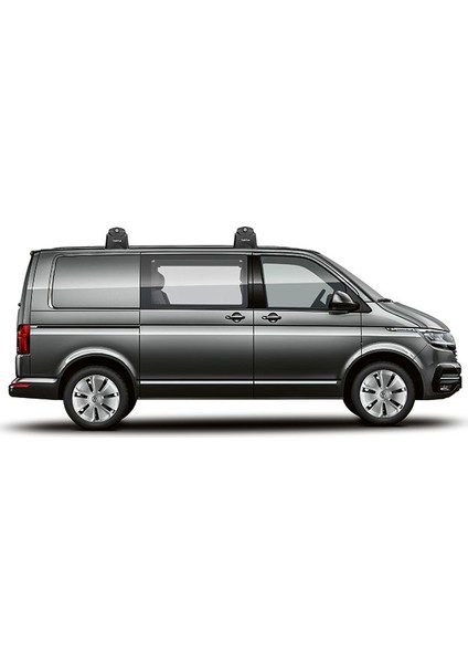 Air-3 Silver, Volkswagen Caravelle T5 Kısa Şasi Swb Van, Uyumlu Model Yıl Aralığı 2003 - 2015 Için Gri, Tavan Ara Atkı Kiti , Taşıyıcı Barlar indirimleri