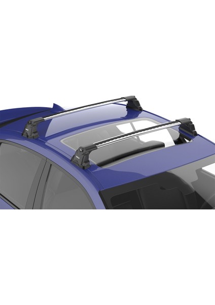 Air-3 Premium Silver, Bmw 1 Serisi 3 Kapı F21 Hatchback, Uyumlu Model Yıl Aralığı 2012-2019 Için Gri, Tavan Ara Atkı Kiti , Taşıyıcı Barlar