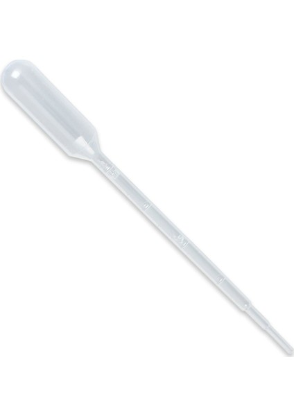 Şeffaf Plastik Damlalık Pastör Pipet 3 ml 50'li
