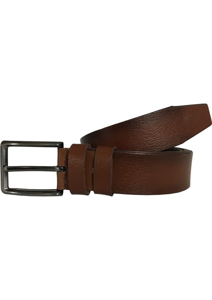 Deri Taba Kumaş Kemeri 3.5 cm