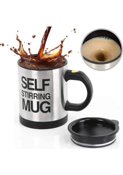 Mug Karıştırıcı Özellikli Mikser Kupa Bardak