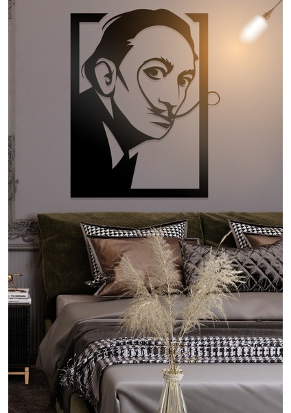 Salvador Dali Figürlü Dekoratif Ahşap Tablo
