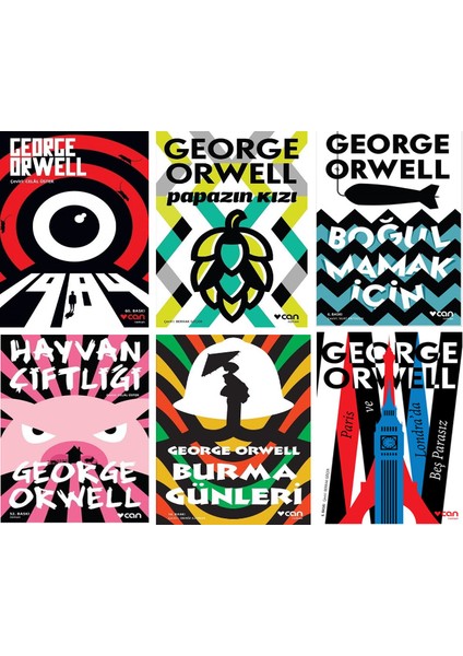 1984 - Hayvan Çiftliği - Burma Günleri - Boğulmamak İçin - Paris ve Londra'da Beş Parasız - Papazın Kızı - George Orwell