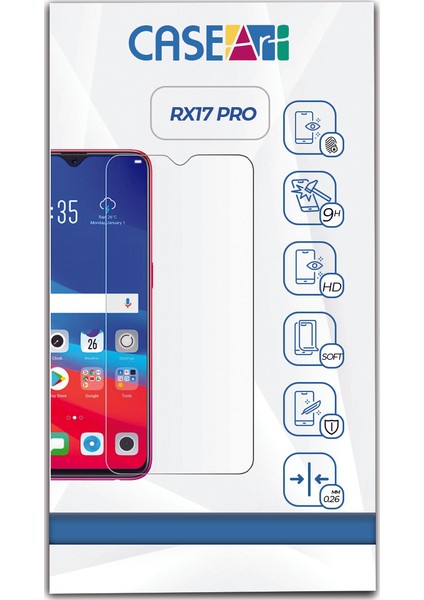 Oppo RX17 Temperli Ekran Koruyucu Kırılmaz Cam fiyatları