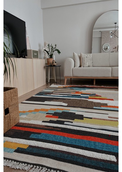 Rustik Multy 4010 Çok Renkli Kilim