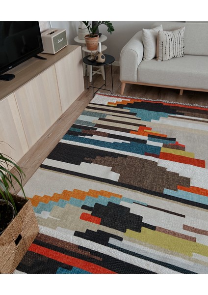 Rustik Multy 4010 Çok Renkli Kilim