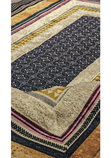 Rustik Navy 4000 Boho ve Iskandinav Stil Kilim