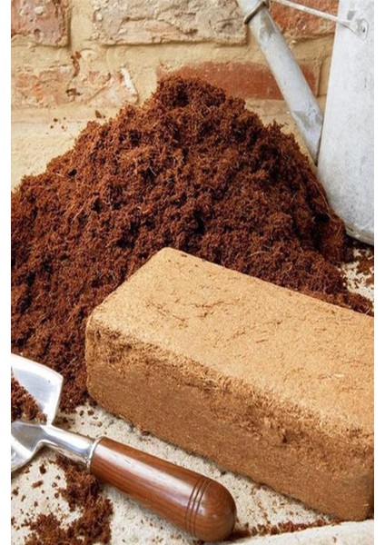 Sıkıştırılmış Torf Cocopeat Hindistan Cevizi Torfu Blok Coco 60-65 Litre