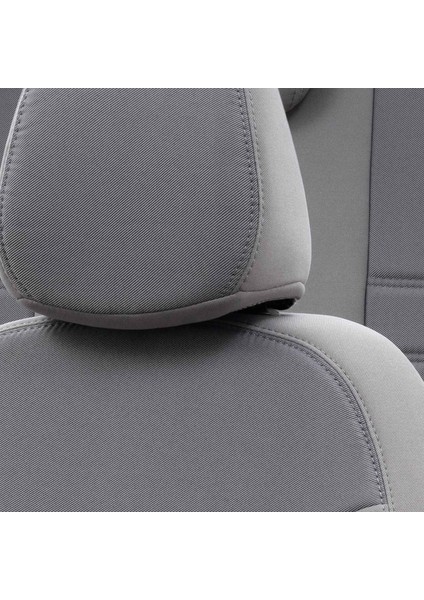 Jeep Compass 2018-Sonrası Özel Üretim Koltuk Kılıfı Original Design Gri indirimleri