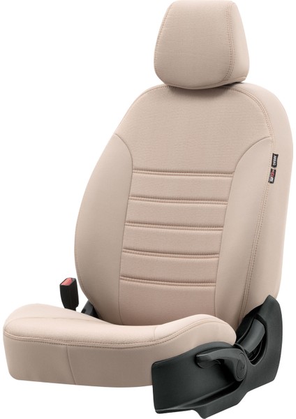 Nissan Micra 2011-2019 Özel Üretim Koltuk Kılıfı Original Design Krem Rengi fiyatları