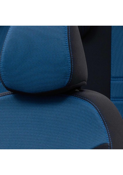 Mini Clubman 2015-Sonrası Özel Üretim Koltuk Kılıfı Original Design Mavi - Siyah indirimleri