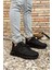 Siyah Siyah Erkek Sneaker 00122021 4