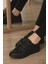 Albishoes Unisex Cırtlı Siyah Sneaker - SCC75 1