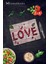 LOVE KİRAZ Desenli Cam Kesme Tahtası - Cam Kesme Tablası | 30 cm x 40 cm 1