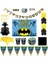 Batman Lüks Doğum Günü Parti Malzemeleri Afişli Set 24 Kişilik 1
