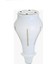 Saray Plastik Lükens Ayak 14 cm Beyaz-Sarı Varak 1