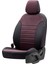 Hyundai Tucson 2005-2010 Özel Üretim Koltuk Kılıfı Milano Design Bordo - Siyah 2