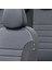 Mercedes 190 Serisi 1982-1993 W201 Özel Üretim Koltuk Kılıfı New York Design Füme - Siyah 3