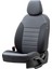 Nissan Almera 2001-2008 Özel Üretim Koltuk Kılıfı New York Design Füme - Siyah 2