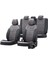 Seat Leon 1999-2005 Özel Üretim Koltuk Kılıfı Milano Design Füme - Siyah 1