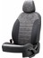 Seat Leon 1999-2005 Özel Üretim Koltuk Kılıfı Milano Design Füme - Siyah 2