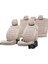Volkswagen Transporter T-5 2004-2015 8+1 (9 Kişi) Özel Üretim Koltuk Kılıfı Milano Design Bej 1