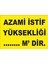 Azami Istif Yüksekliği Levhası 1