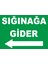 Sığınağa Gider Sol Oklu Levhası 1