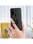 Samsung Galaxy A21S Kılıf Ultra Korumalı Yüzüklü Manyetik Ravel Silikon + Tam Kaplayan 5d Cam Ekran Koruyucu Kırmızı 4