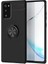 Samsung Galaxy S20 Fe Kılıf Ultra Korumalı Yüzüklü Manyetik Ravel Silikon + Tam Kaplayan 5d Cam Ekran Koruyucu Siyah 1