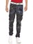 CD639 Raw Blue Düşük Bel Bol Kesim Rapper Jeans 1