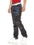 CD639 Raw Blue Düşük Bel Bol Kesim Rapper Jeans 2