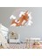 Kt Decoration Sevimli Yavru Ceylan ve Tavşanlar Çocuk Odası Duvar Sticker 3