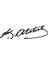 K.atatürk Imza Sticker 30 cm 1