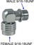 Regülatör Swivel SA03 2.kd 90D Lp 9/16 2
