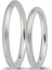 Beyaz Altın Çift Alyans 2.40 mm 1