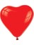 Kalp Şeklinde Lateks Balon 10 Adet 1