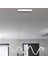 Modern LED Burgu Dekoratif Avize, Beyaz 3000K 1