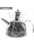 Düdüklü Çaydanlık Mermer Desenli Cam 3,6 lt Çelik 6 Parça Set Desen 4 2