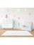Sevimli Soft, Pastel Çiçekler Çocuk Bebek Odası Duvar Cam Sticker Seti-16 Parça 1