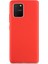 Samsung Galaxy A91 Kılıf Kamera Korumalı Premier Silikon Kapak - Kırmızı 1
